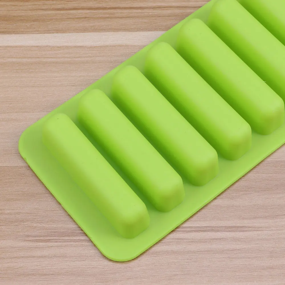 Силиконовые подносы для кубиков льда узкие кубики форма выпечки жаростойкая