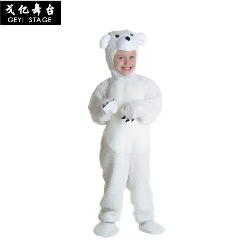 

Children's Day Halloween Adult Children Polar Bear Costume Polar Bear Costume Cartoon Prop Costume Parent-child Costume