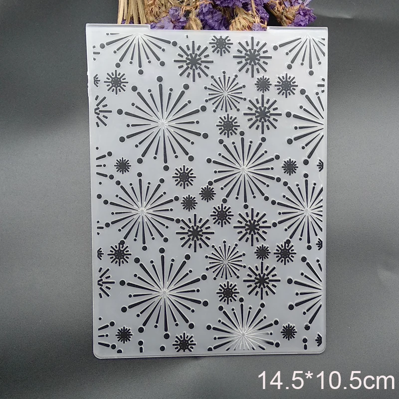 Рождественские фейерверки пластиковая папка для тиснения сделай сам альбом