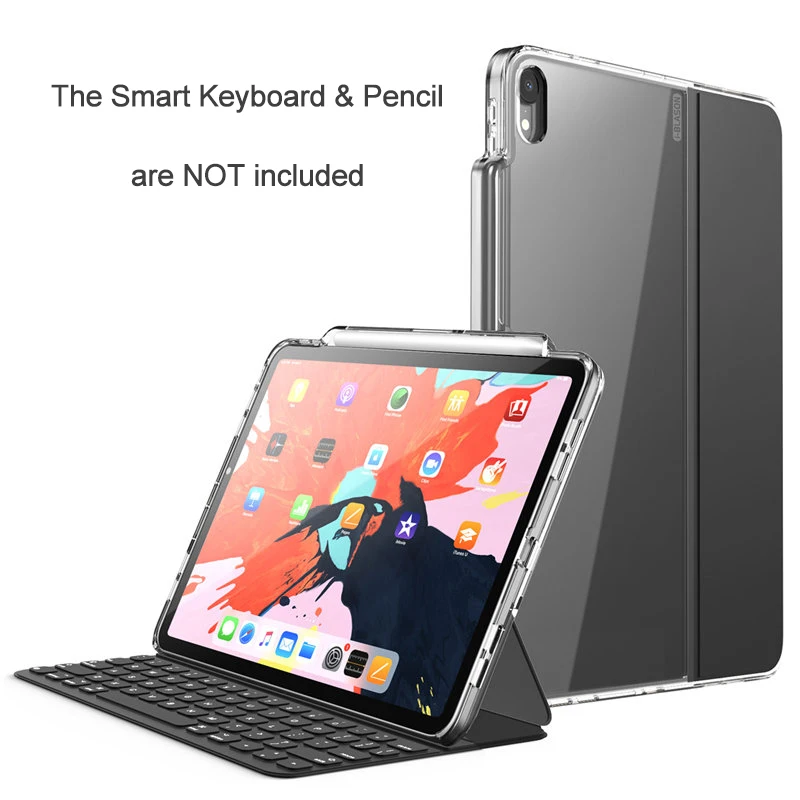 smart keyboard pencil are not includedfor ipad pro 11 case i blason case with pencil holder compatible with official keyboard free global shipping
