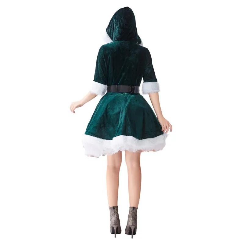 

Women Sexy Fancy Dress Fashion Slim Fit Christmas Suit Costumes Santa Claus Cosplay Christmas Party Suit