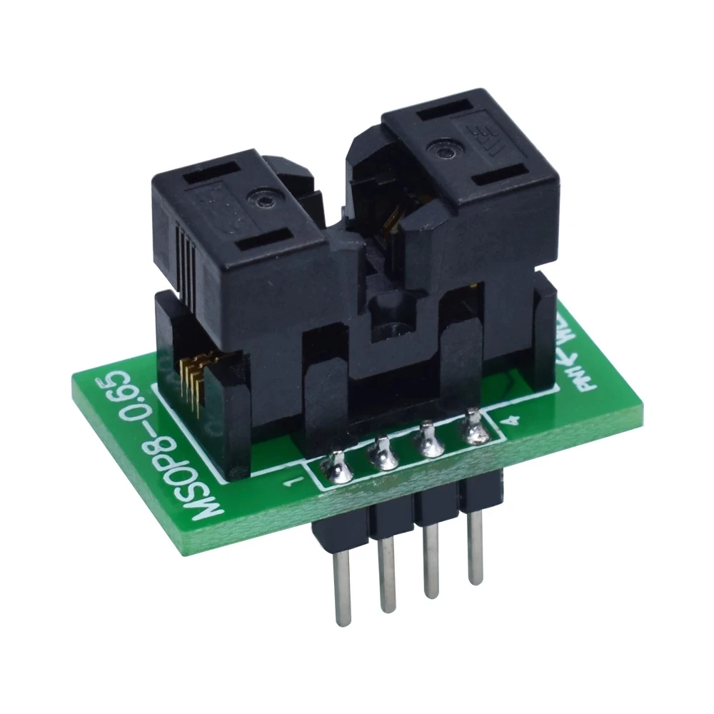 MSOP8 к DIP8 MCU Тестовая розетка для микросхем Адаптер программатора Розетка