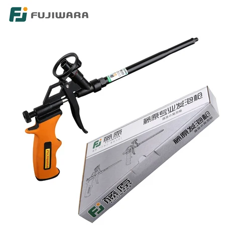 Фторуглеродный металлический пистолет для пены FUJIWARA, пенорезиновый наполнитель, полиуретановый пенопластовый наполнитель, пистолет-распылитель
