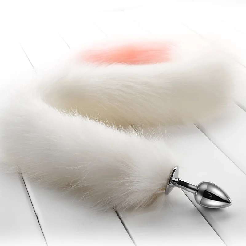 78cm Super Long Fox Tail Anal Plug Metal Fake Furry Butt BDSM Flirt Anus Cosplay Role Adult Games Sex Toys For Women | Красота и