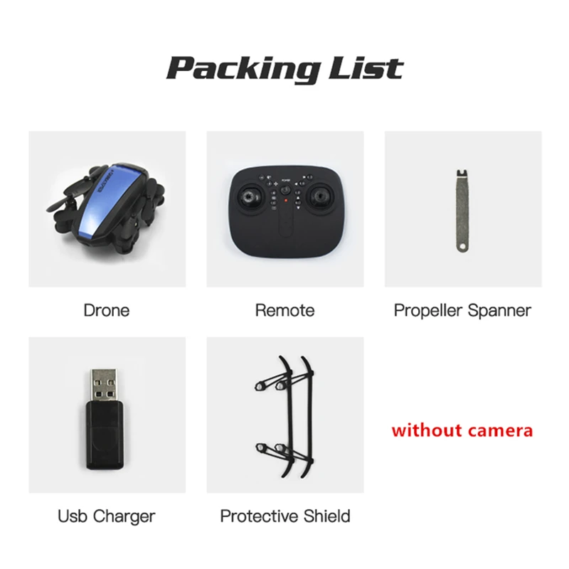 Мини-Дрон AZMA без HD-камеры Радиоуправляемый квадрокоптер с режимом удержания