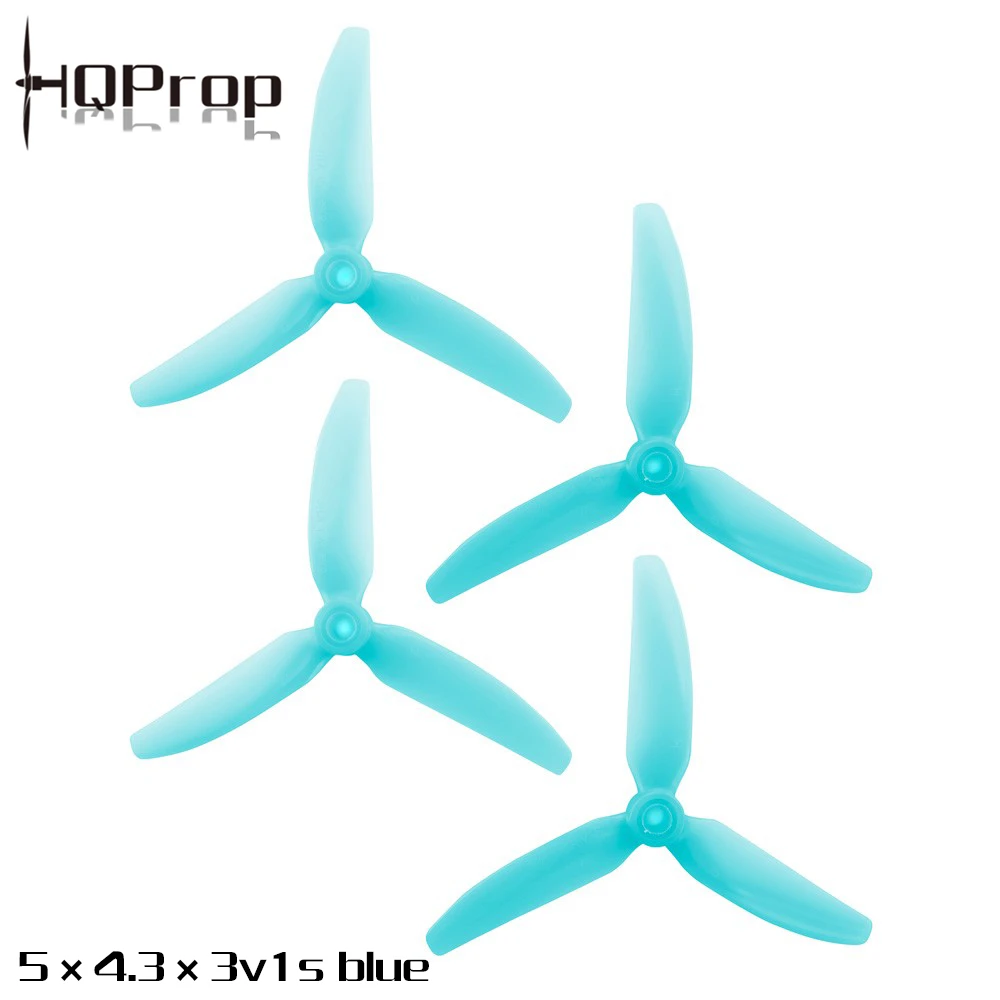 HQPROP 5X4.3X3V1S 5043 3 лопастной ПК пропеллер 5 дюймов для RC FPV Racing Freestyle 4S 6S дроны Tyro129 Nazgul5
