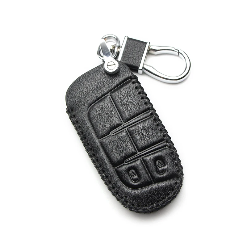 Кожаный чехол для автомобильных ключей 2/5 кнопки дистанционного Управление