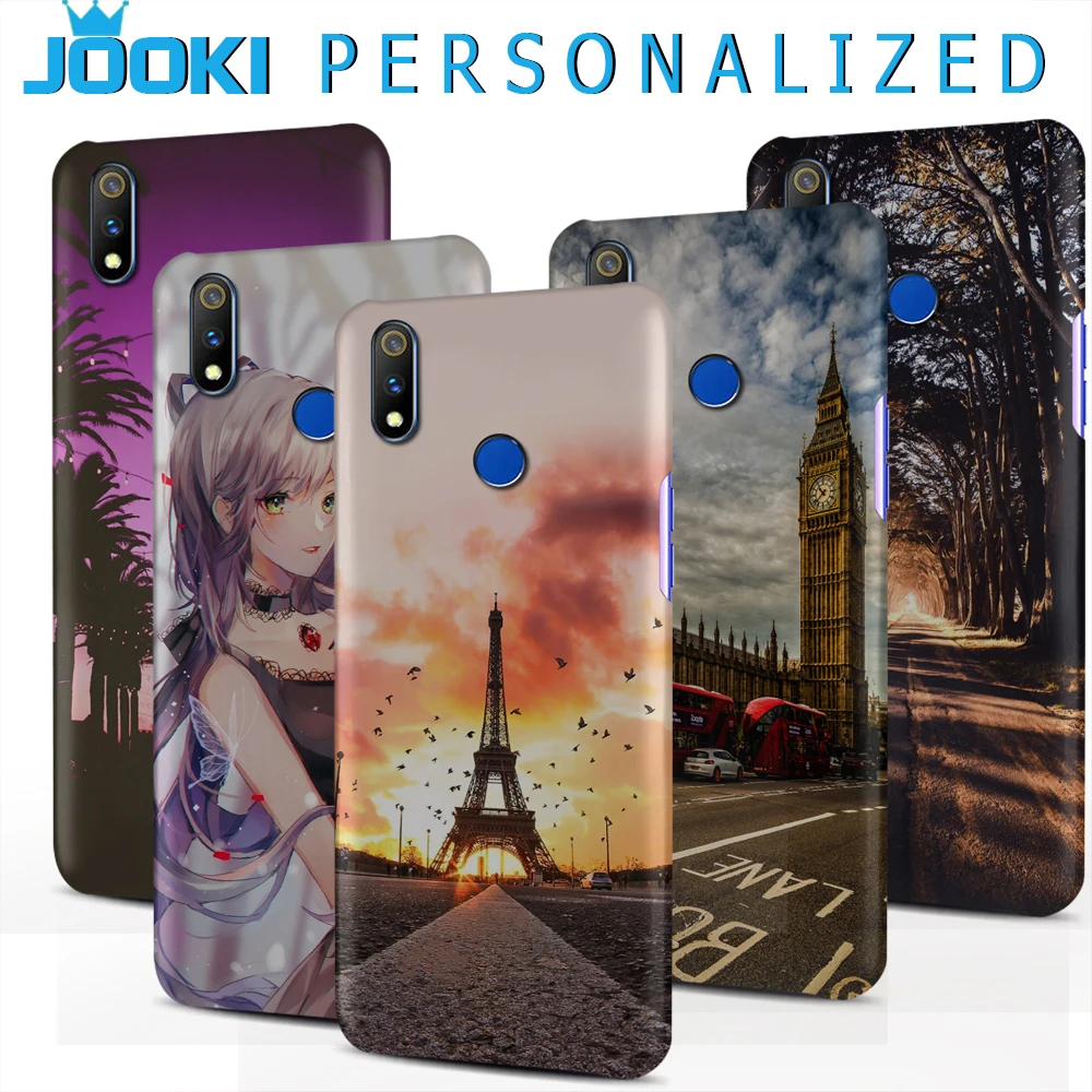 JOOKI 3D изогнутый чехол OPPO Realme 3 ударопрочный жесткий пластиковый для телефона