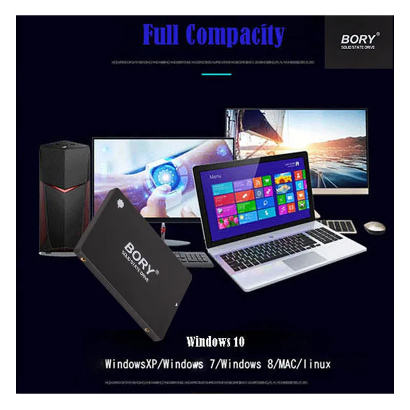 Bory 2,5 SATA3 игра SSD 128 ГБ 256 512 Диск Внутренний твердотельный накопитель