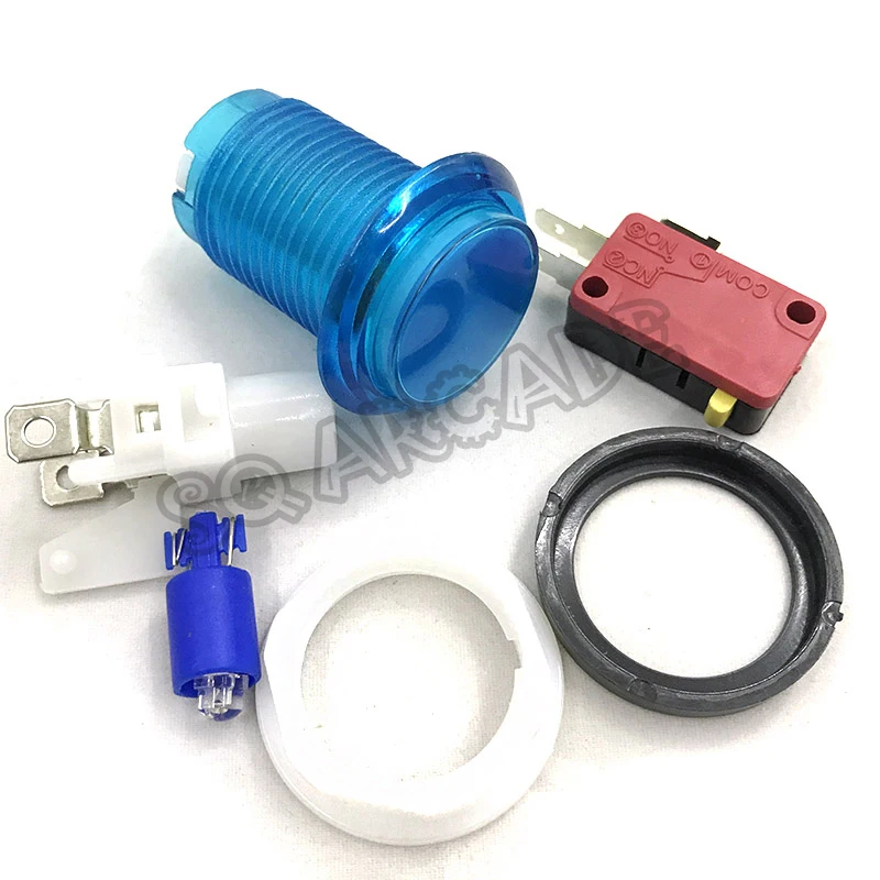 33 мм кнопочный Аркады Кнопка точек на дюйм привело микро переключатель подсветки