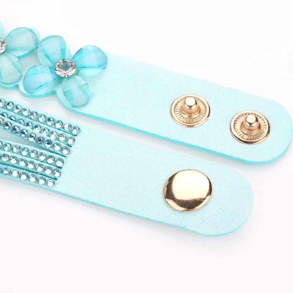 

Flowers Bracelet Women's wristwatch Geneva crystal Diamond Quartz watch for women dress clcok ladies watches gifts female