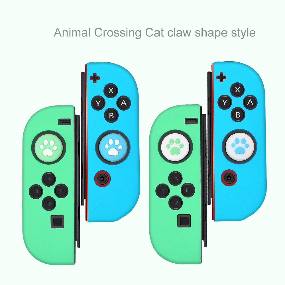 Мягкий силиконовый защитный чехол Joy-con противоскользящий резиновый аналоговый