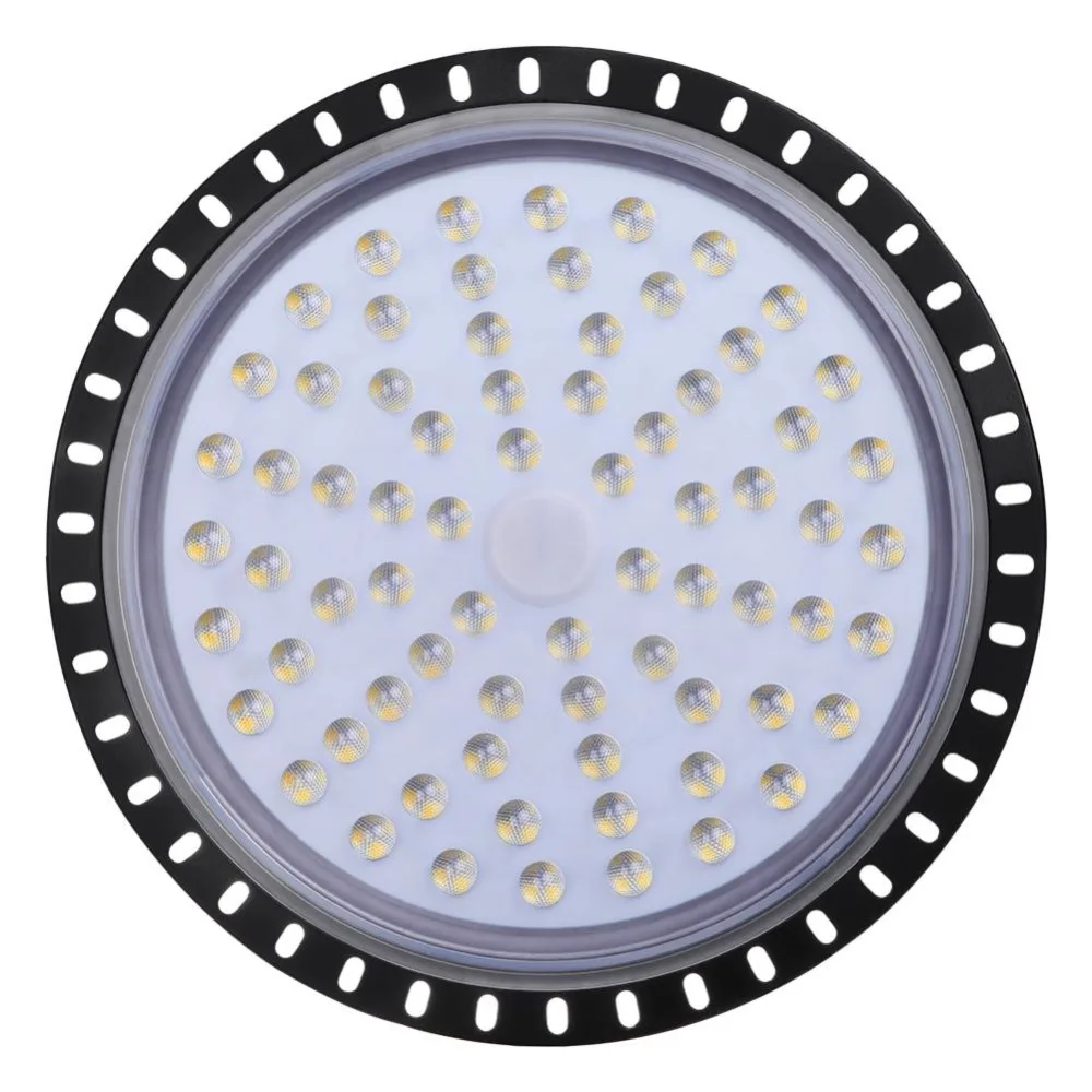 UFO Led High Bay огни 50 Вт 100 Вт 200 Вт 300 Вт 500 Вт 110 В 220 в промышленное освещение для склада ультратонкое мастерское мачтовое освещение