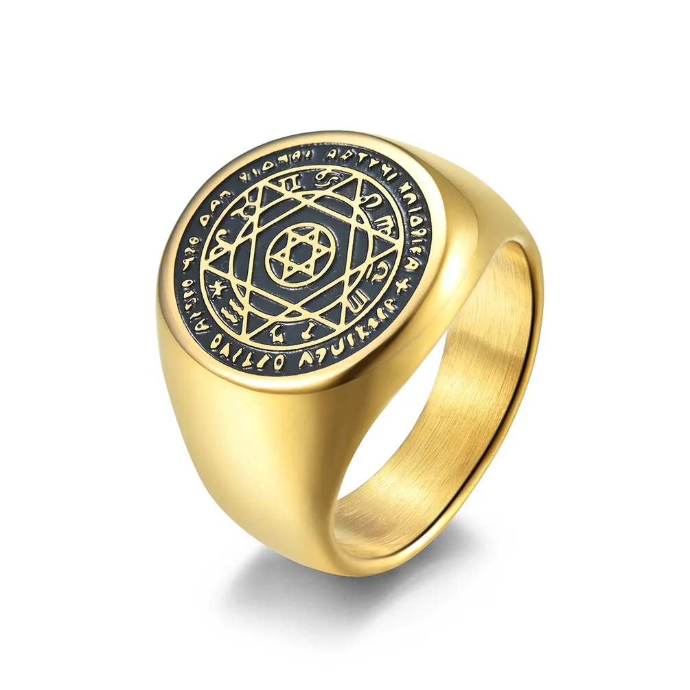 

Male Men Big Large Star of David Rings Silver Color Stainless Steel Father Gift Fashion Jewelry Size 7 8 9 10 11 12