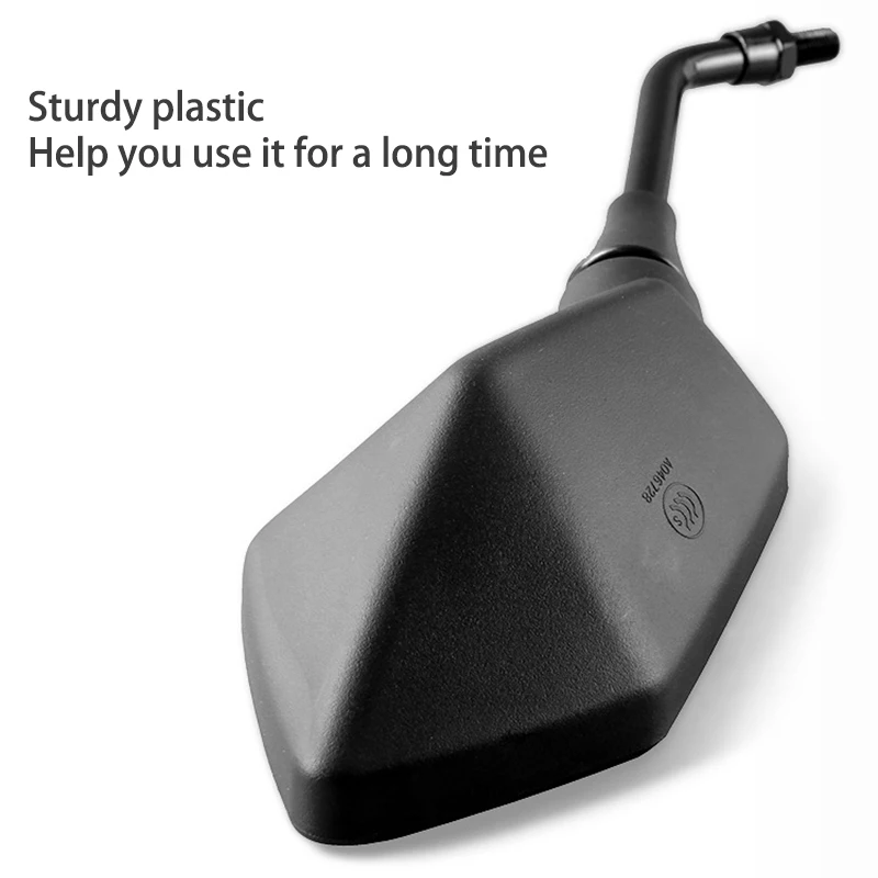 

2Pcs/Pair Motorcycle Rearview Mirror Scooter E-Bike Rearview Mirrors Electrombile Back Side Convex Mirror 8mm 10mm Carbon Fiber