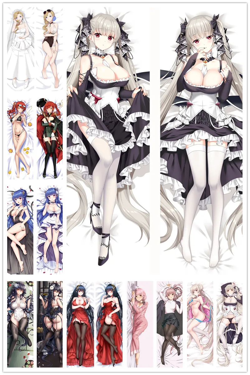 Наволочка Dakimakura с японским аниме ажурный Лейн 150x50 см 100x35 чехол манга 4|Наволочка| |