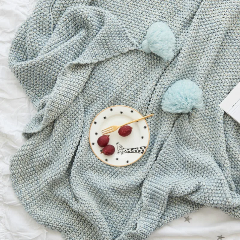 DUNXDECO вязаное одеяло хлопковое покрывало современное Европейское светильник жее