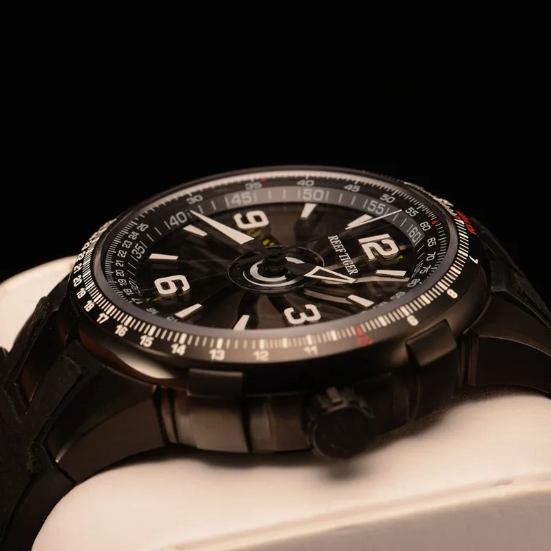 Reef Tiger Brand Top Luxury Men's Watch Rubber Strap Sports Waterproof Automatic Mechanical Luminous Dial zegarek meski | Наручные