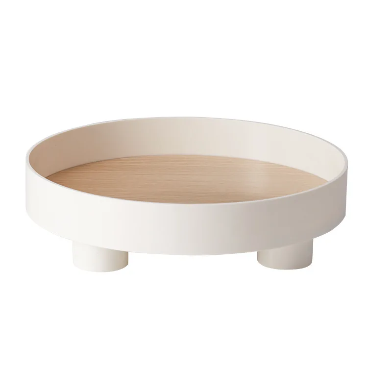 Круглый поднос для хранения в скандинавском стиле хлеба закусок фруктов блюд еды