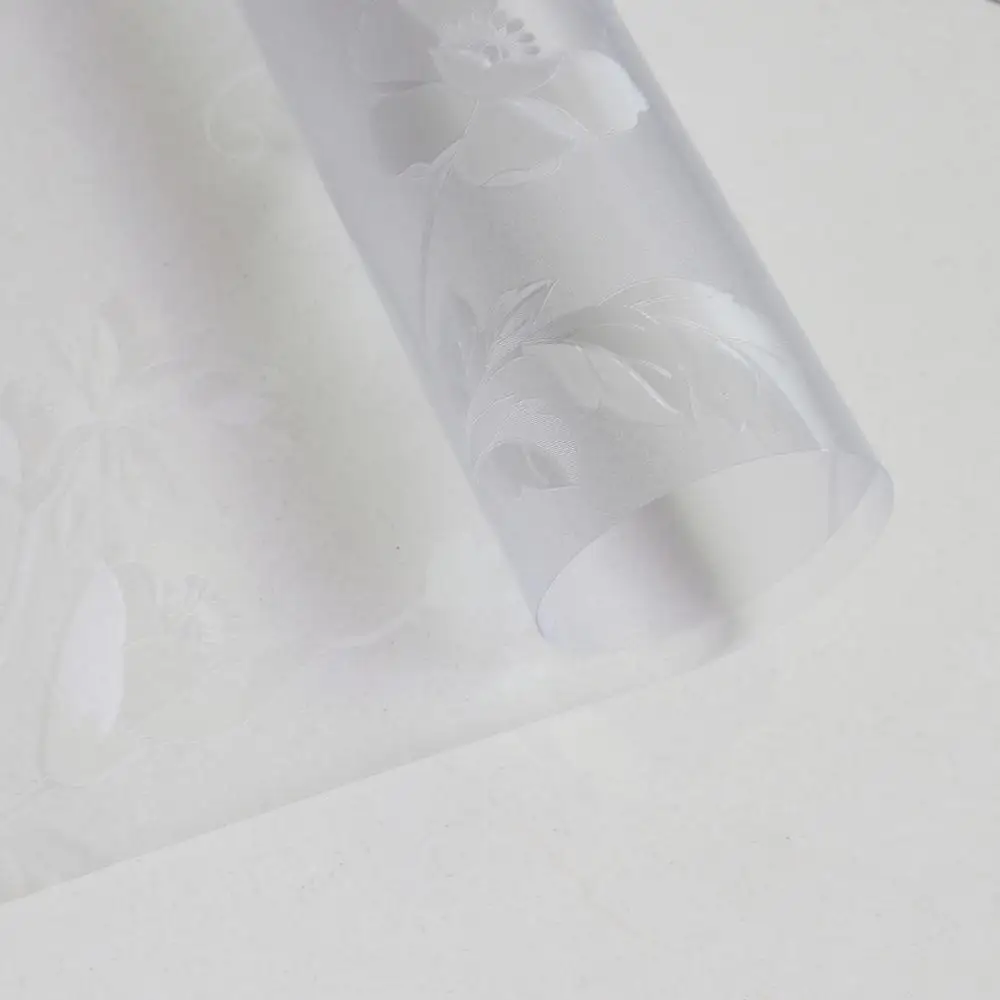 Статическая садовая стеклянная пленка с цветами для гостиной спальни офиса