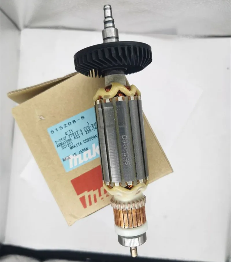 Якорь 515208 8 220 240 В ротор для Makita SG1250 SG1251 9566CV 9566C SG1251J|Электрические дрели| |