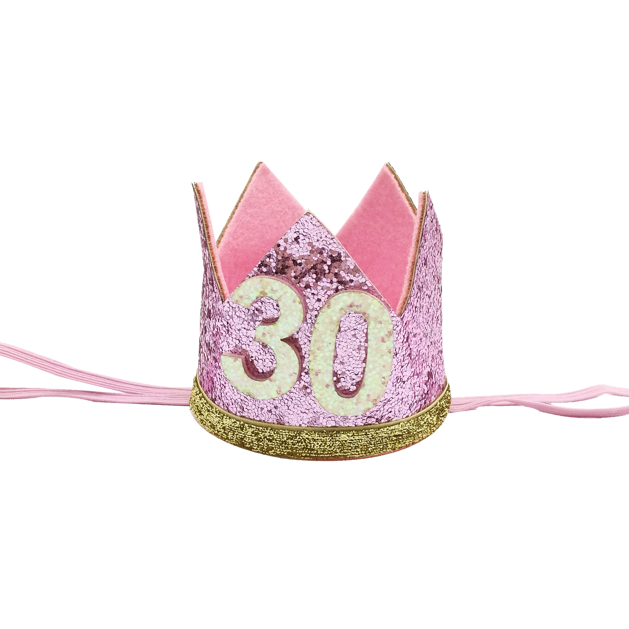 Chicinlife 1 шт 30 лет шляпа на день рождения Белые Розовые цветы Корона головная