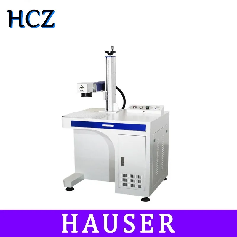 Бесплатная доставка HCZ 50 Вт Макс волоконная маркировочная машина co2 лазерная
