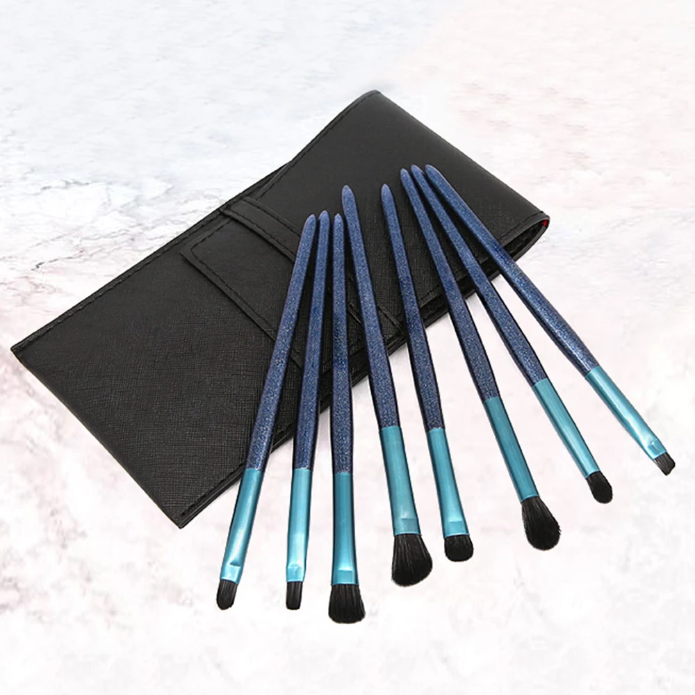 8 шт./лот кисточки для нанесения теней Набор глаз макияж смешивающие кисти