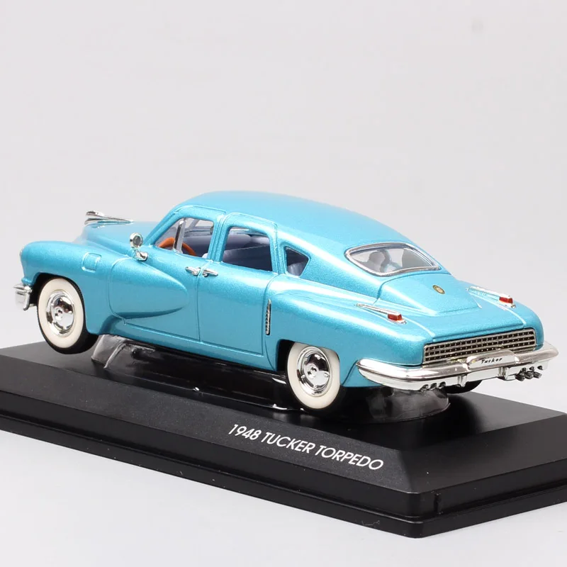 1/43 масштаб дорожный знак Классический Винтаж 1948 Tucker Торпедо седан 48 Diecasts& игрушечный транспорт модели мини-автомобилей сувенир для детей