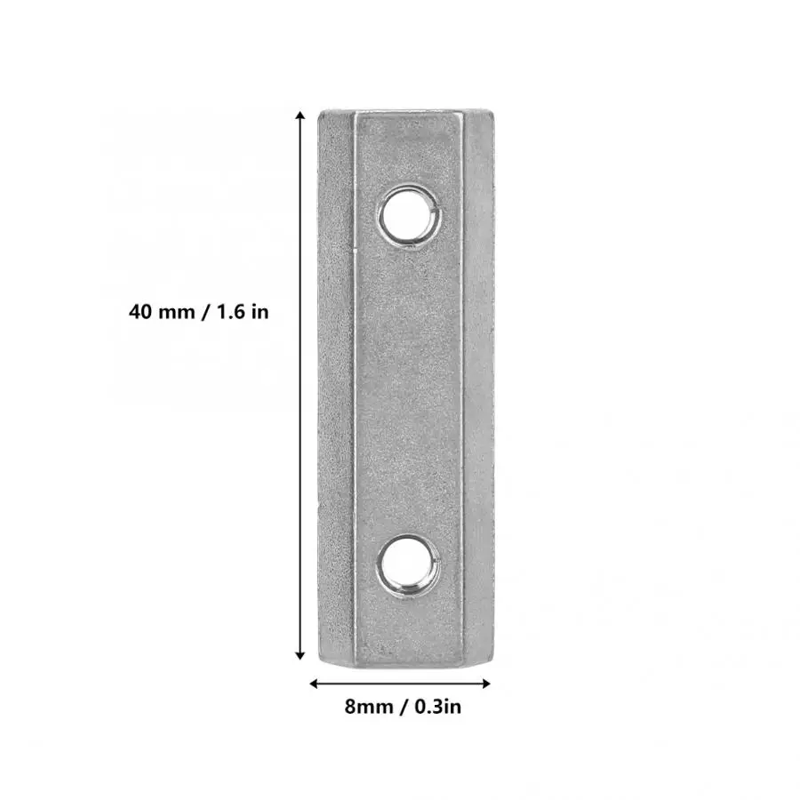 Z043M металлическая гайка с двумя отверстиями используемая для фиксации основания