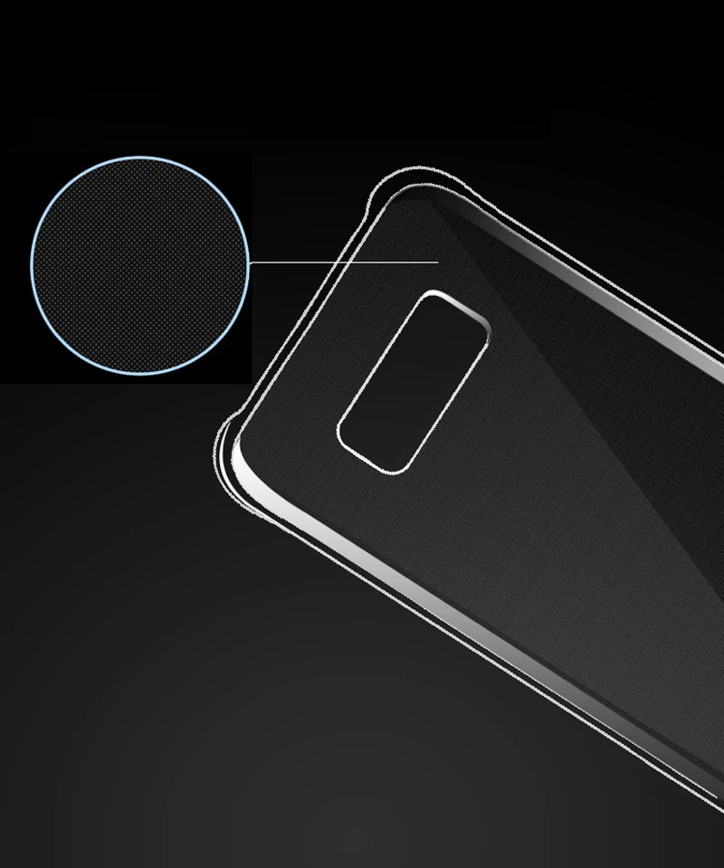 Оригинальный противоударный чехол для телефона Samsung мягкий S8 S8plus Plus + SM G Stealth TPU