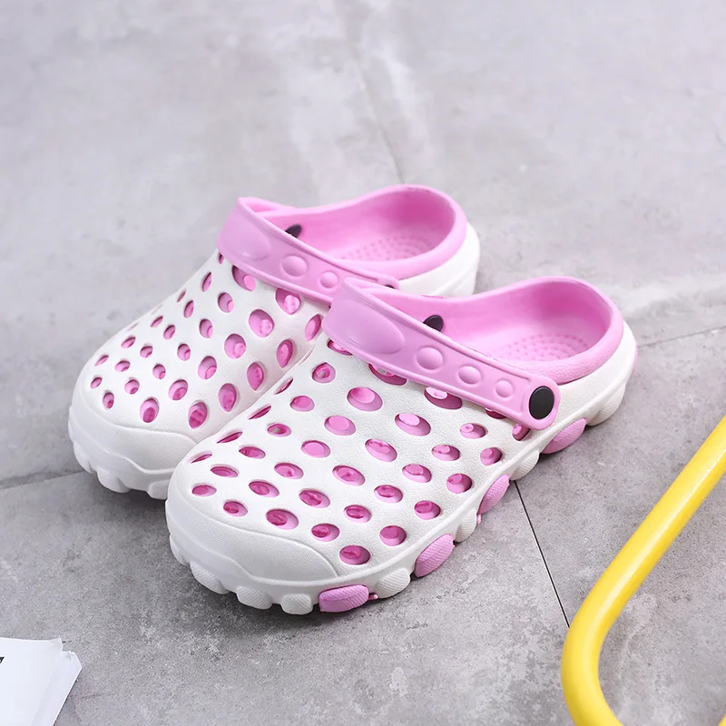 Женские босоножки Летние женские Туфли без задника и сабо на низком каблуке