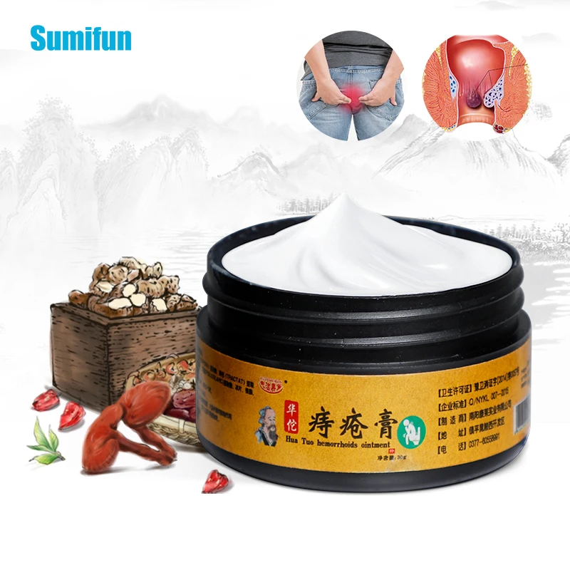 

Мазь от геморроя Huatuo, 1 шт., 30 г