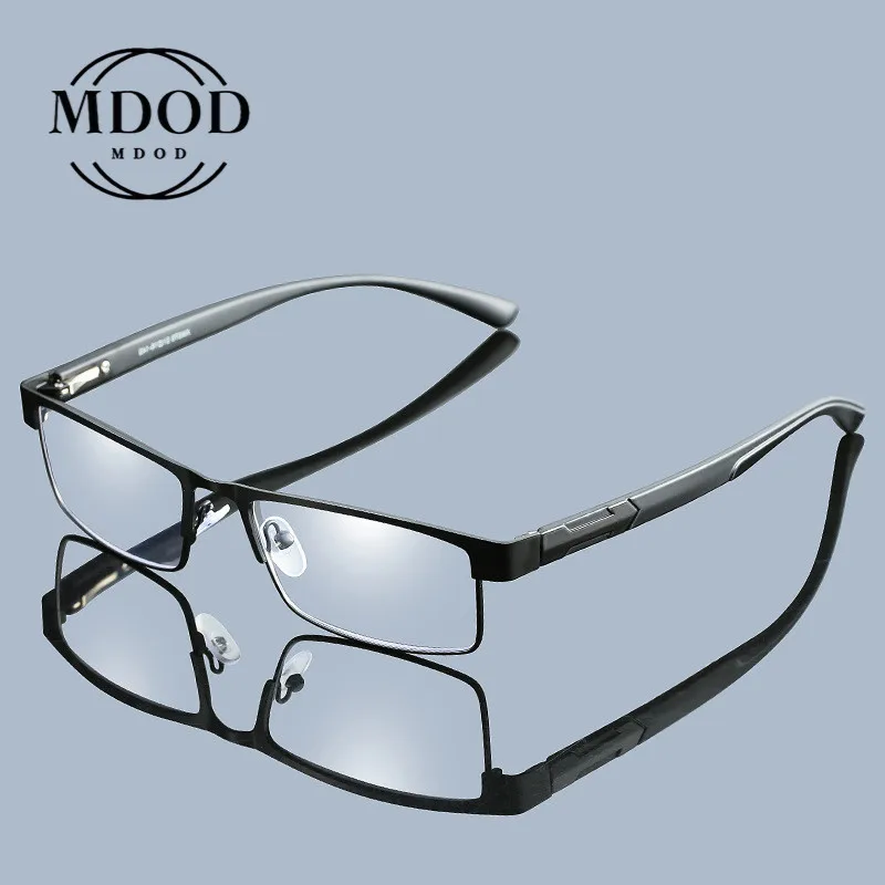 

2020 Men Titanium Alloy Reading Glasses Non Spherical 12 Layer Coated Lenses Retro Business Hyperopia Prescription Eyeglasses