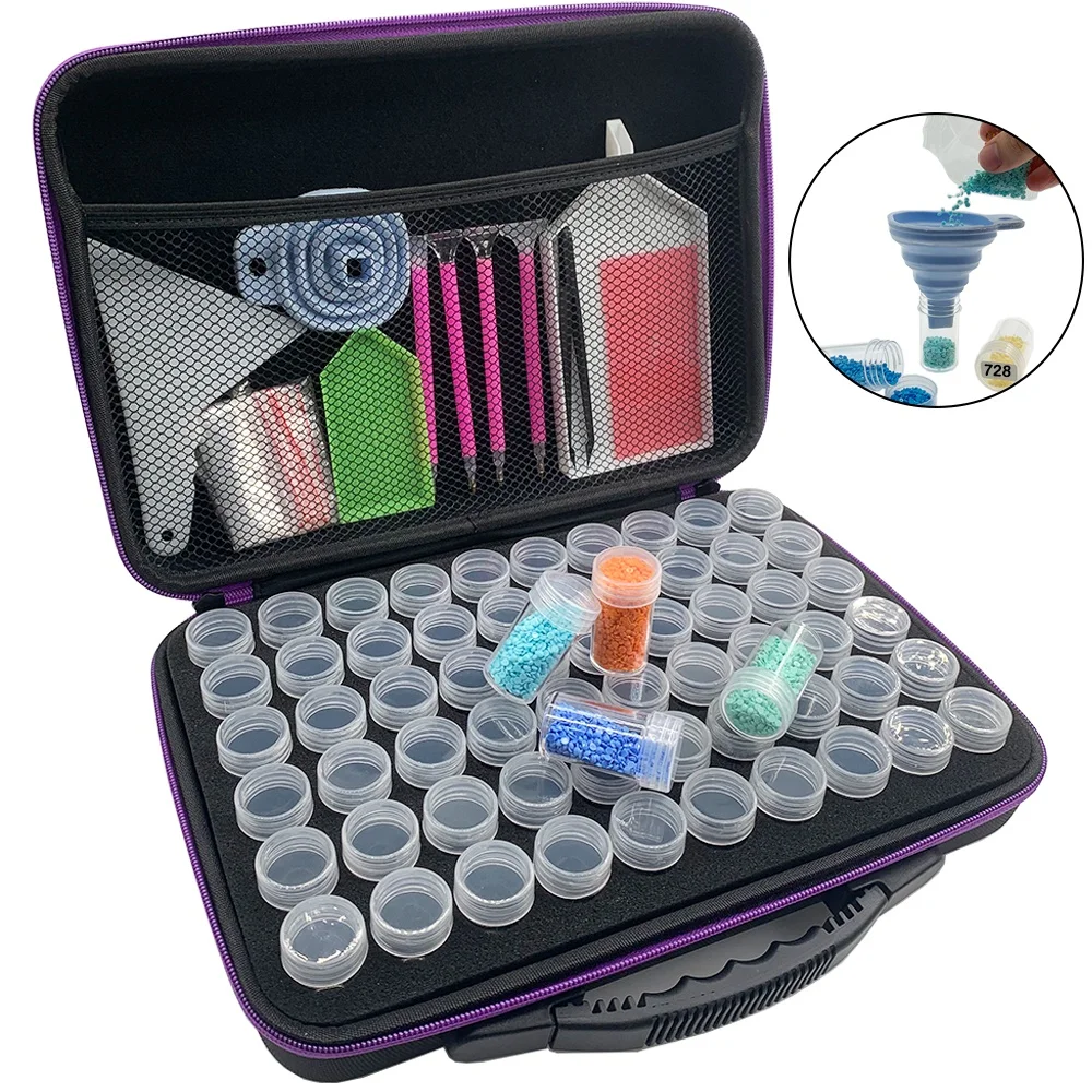 Инструменты для вышивки картин со стразами набор аксессуаров бусины ящик
