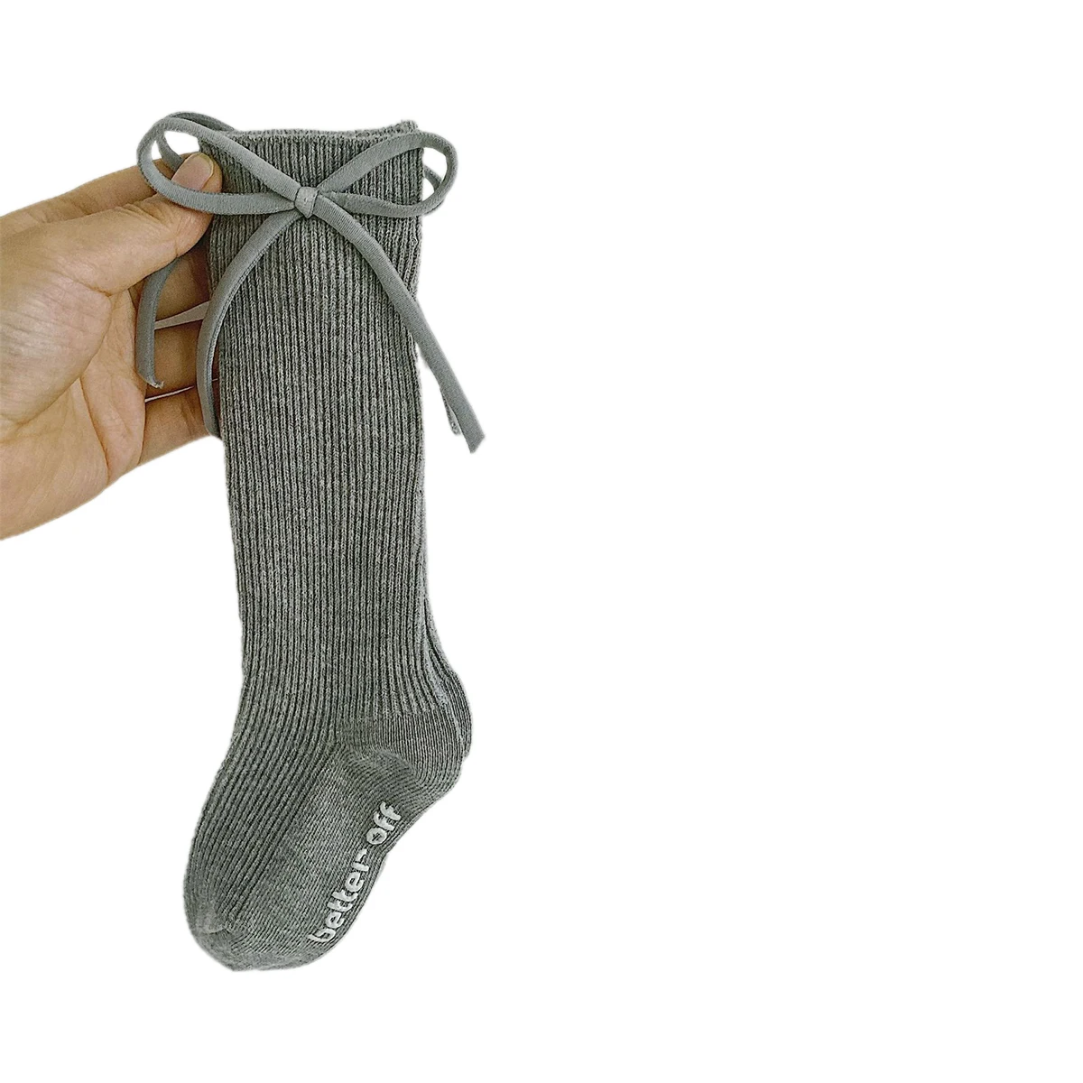 Детские однотонные штаны для девочек с бантом носки детей ясельного возраста