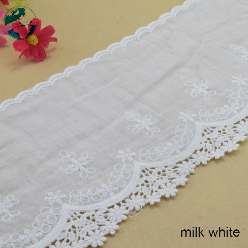 13 5 см шириной 100% хлопок вышивкой кружева шитье гипюровые ленты отделка свадебное