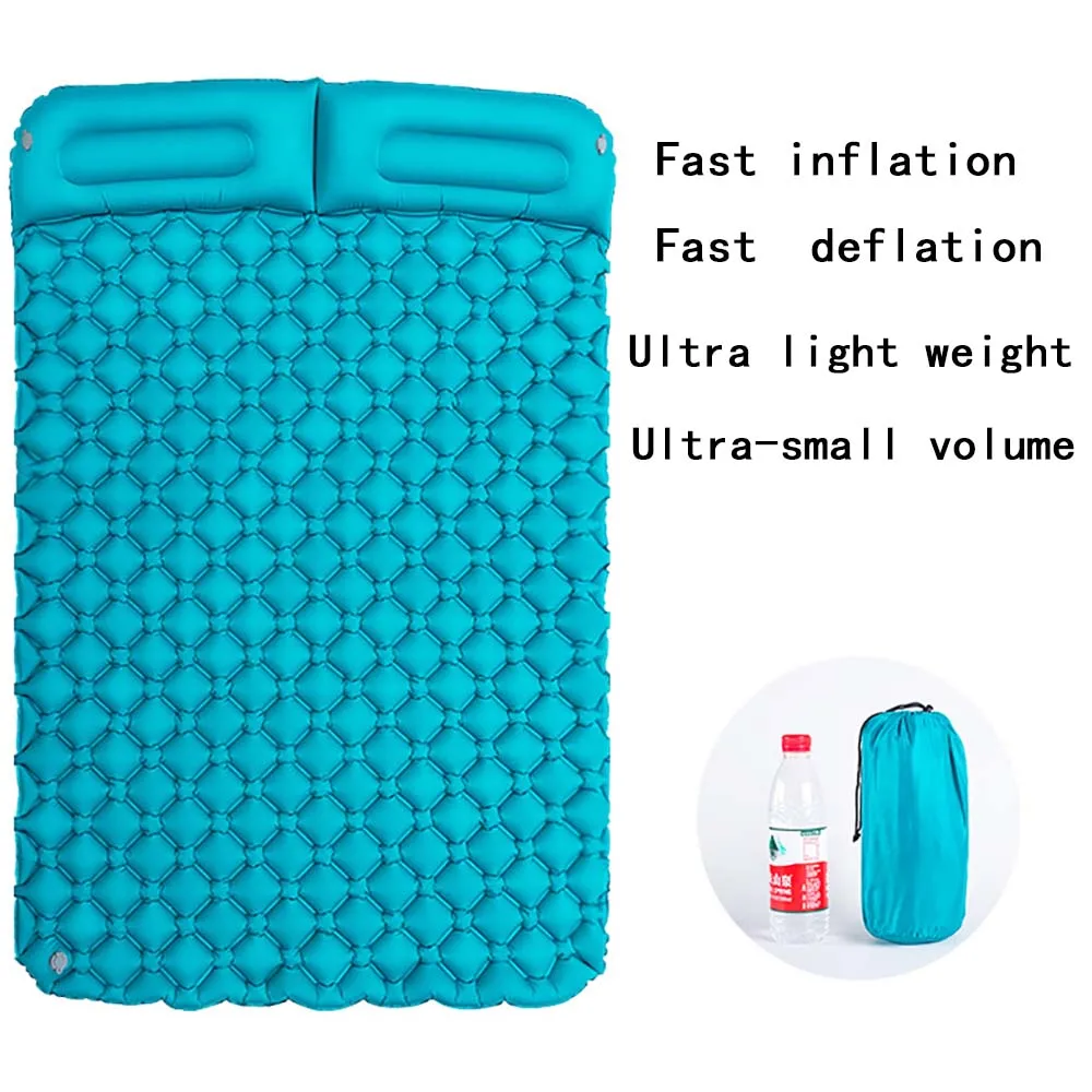 Туристическая лампа для пикника портативный Надувной Спальный коврик с подушкой