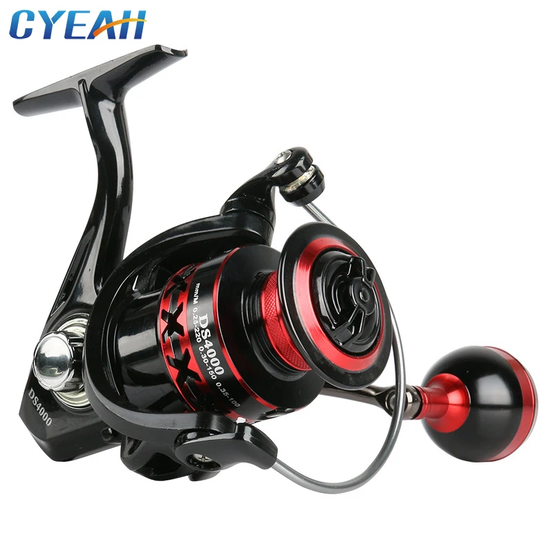 

CYEAH All-Metal Spinning Reel 5.0:1/4.7:1 Light & Power DS2000~7000 Bearing2+1BB Big Drag Saltwater Freshwater Fishing Reel Tool