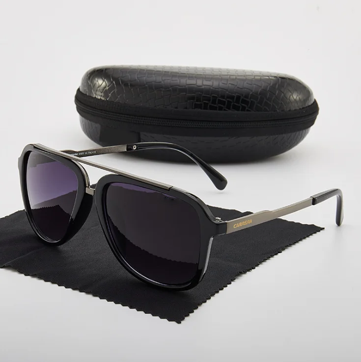 

2021 new men retro black metal sunglasses unisex women vintage retro sports driving sun glasses