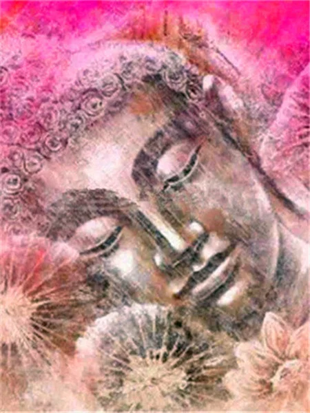 

Diy Diamond Painting Buddhism Light Full of Religion and Literature and Art Southeast Asian Countries Style All Diamonds