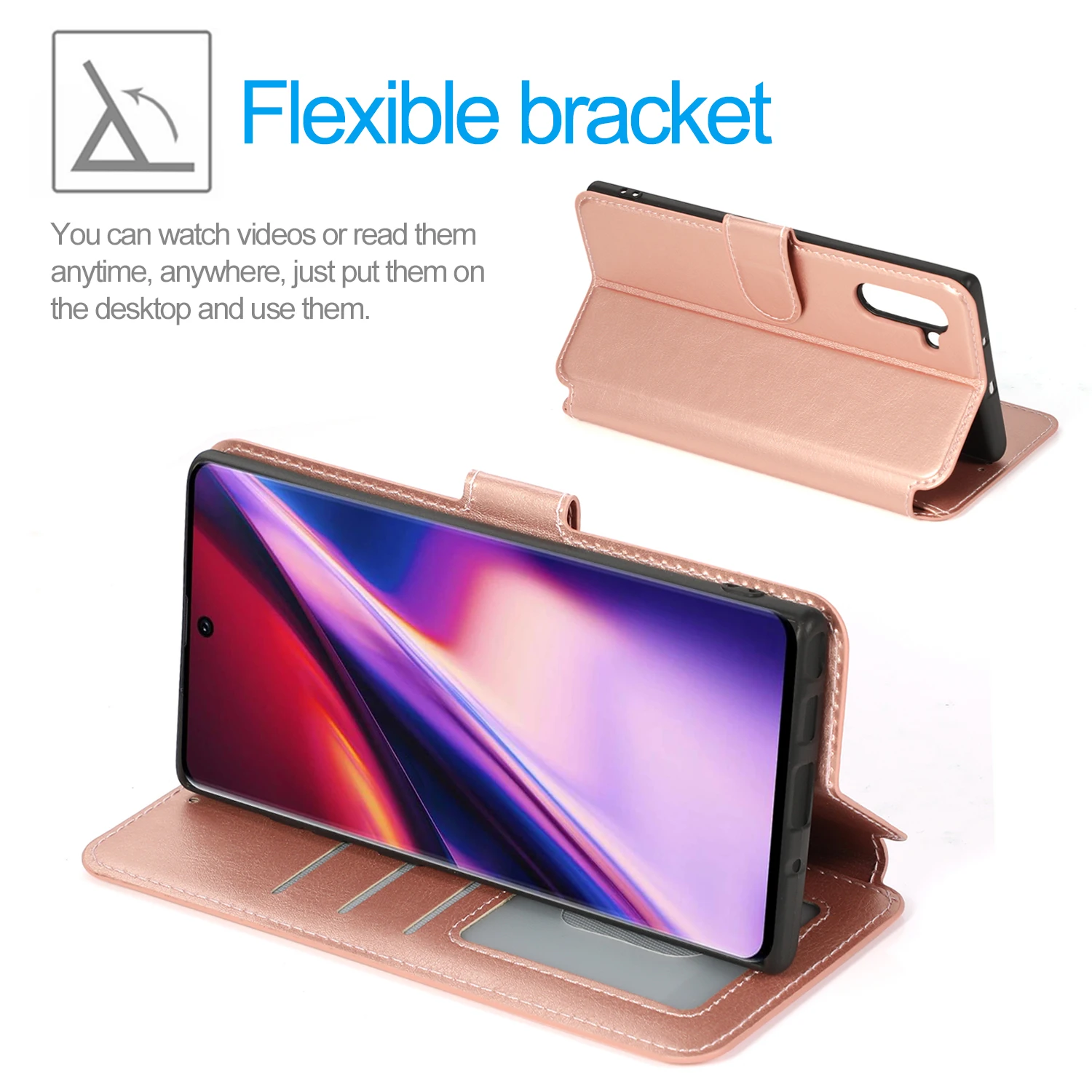 

For Samsung Galaxy S8 S9 S10 S10E 5G Plus Note 8 9 10 Pro M10 M20 M30 Leather Smart Flip Cover Protective Phone Case ing