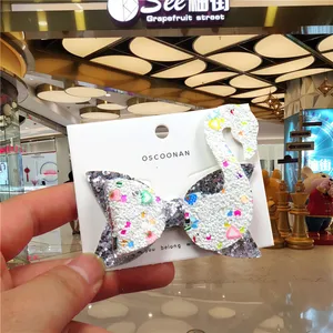 1 шт., детская эластичная лента для волос с блестками