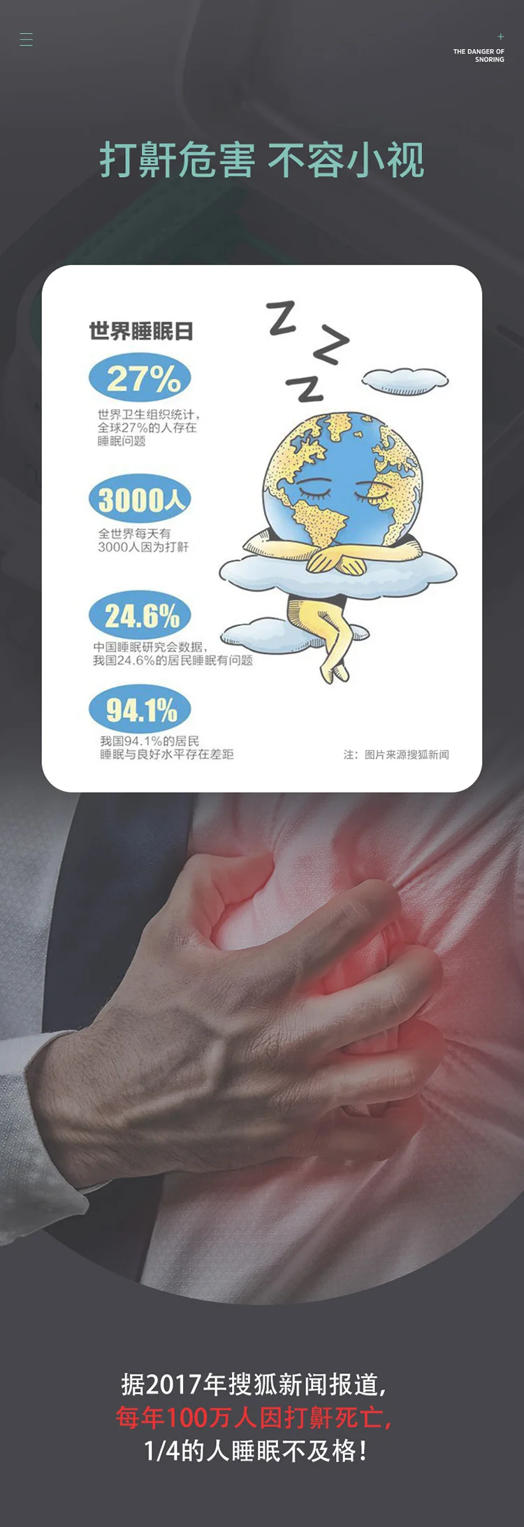 Набор для восстановления/предотвращения апноэ от храпа и сна Yuknight вкладыши с