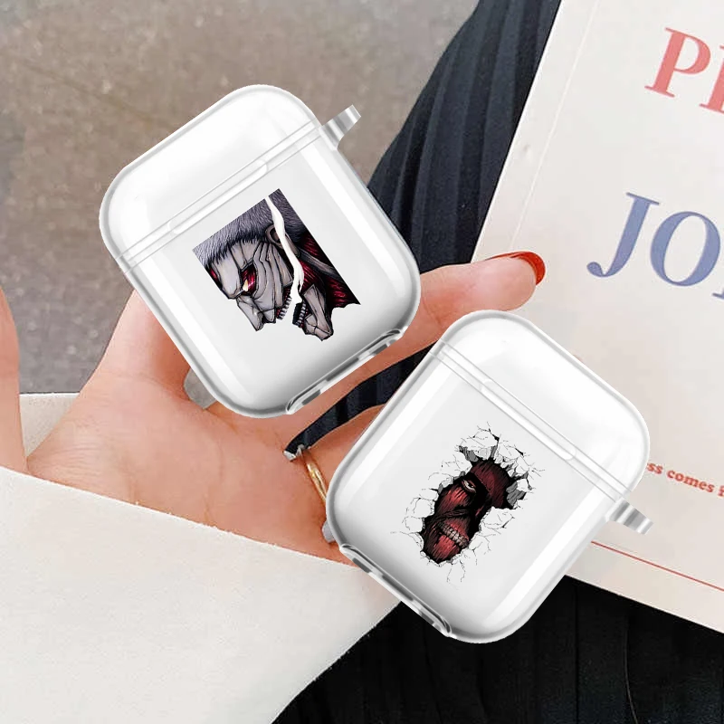 

Anime Japanese Attack on Titan Levi Ackerman Case For Apple airpods Cases 1 2 Clear For Airpod Pro Soft TPU Case Earphone Coque