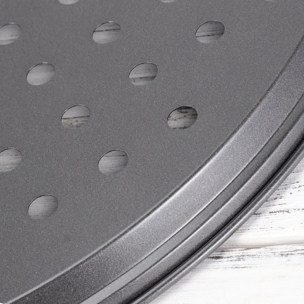 12-дюймовый антипригарная сковорода для пиццы противень выпечки с отверстиями