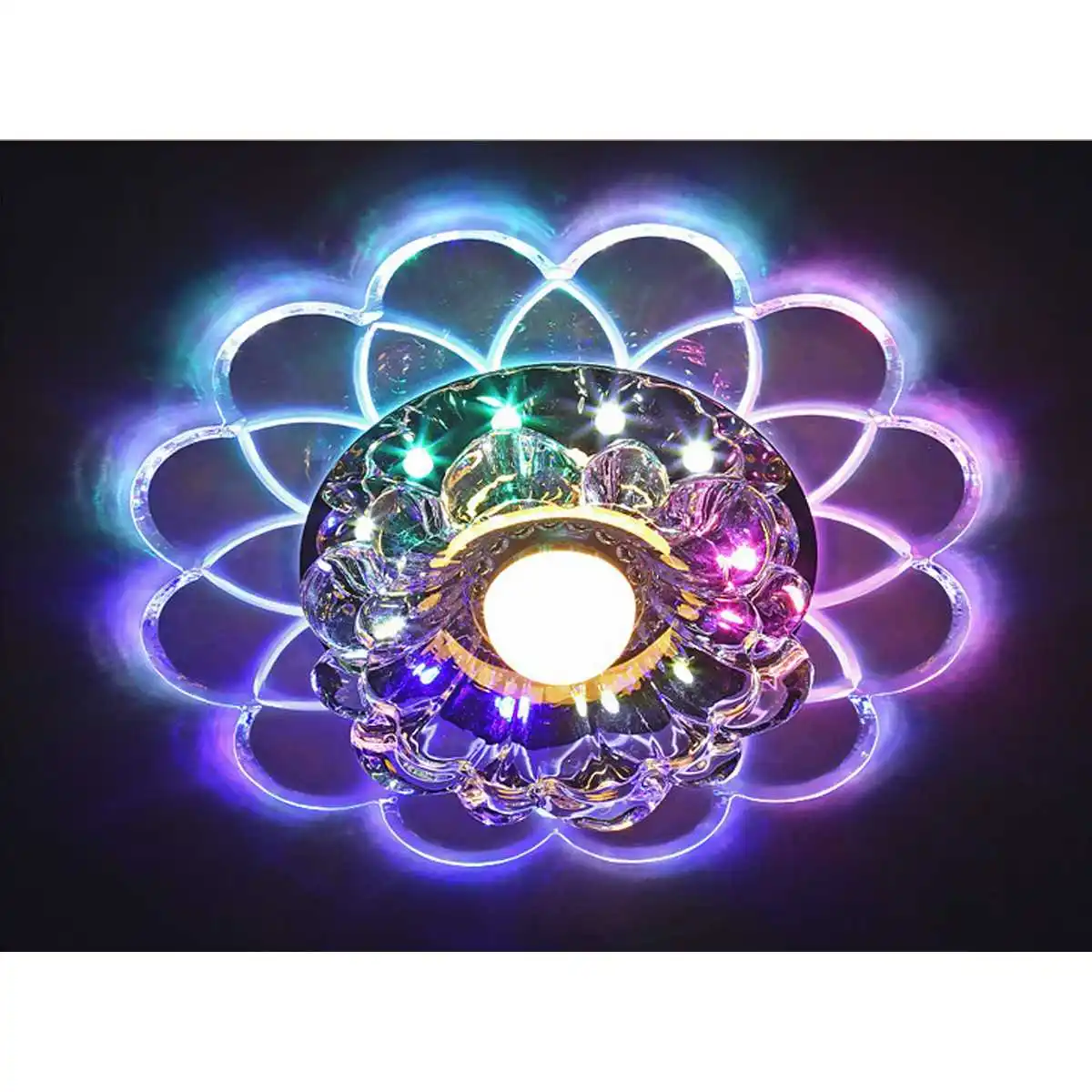 

Modern LED Crystal Ceiling Light For Hallway Living Room Lamp Bedroom Kitchen White/Warm White/Colorful (6+3)9W LED Ceiling Lamp