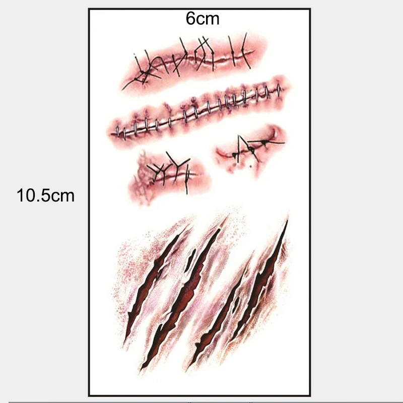 10 шт. креативные наклейки в виде зомби | Красота и здоровье