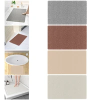 anti skid shower mat bath shower floor mat with drain hole anti slip and mold resistant bathroom stall mat