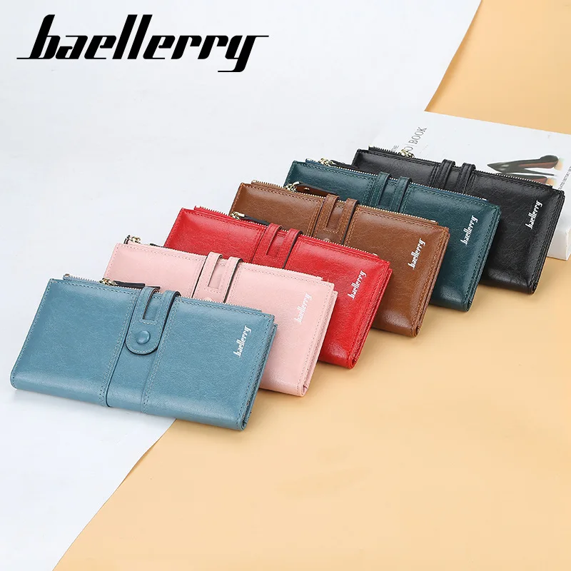 2020 Rushed Limited Long Polyester Solid Interior Slot Pocket Women Leather Luxury Pocket Ladies Wallet Female Coin Purse Pu